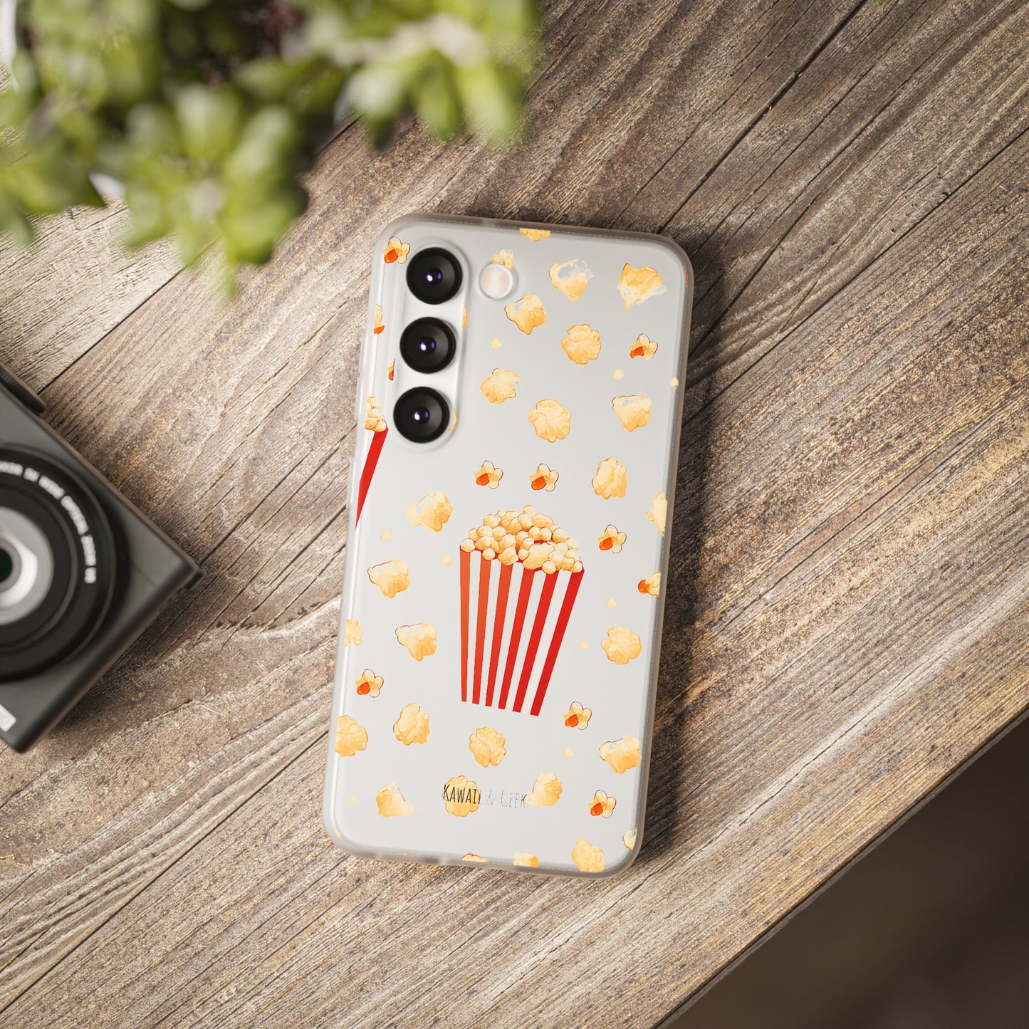 Popcorn Transparent Flexi Phone Case