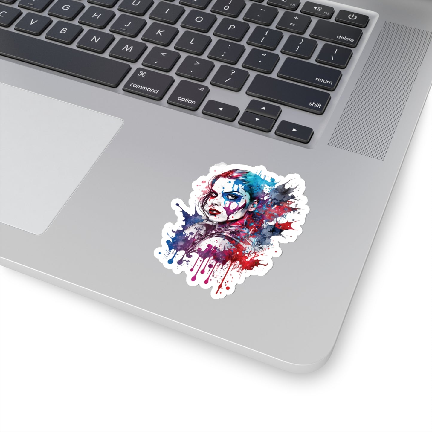 Harley Quinn Sticker - Add Some Pop-Art and Watercolor Style to Your Tech