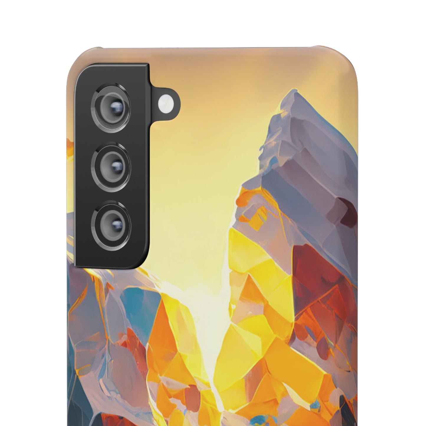 Arctic Landscape and Iceberg at Sunset Phone Case - Capture the Serenity of Nature on Your Device