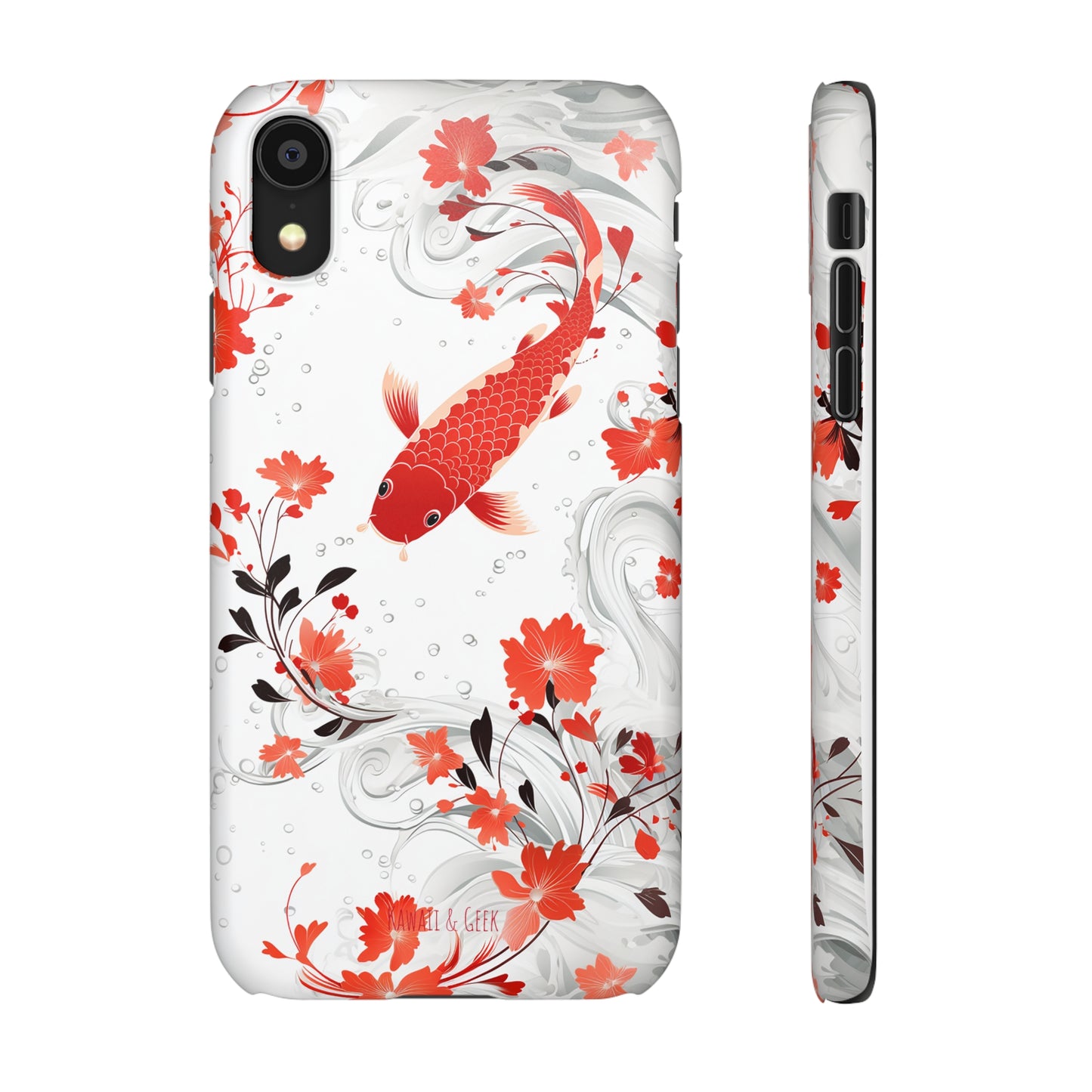 Elegant Koi: Premium Japanese Fish Phone Case