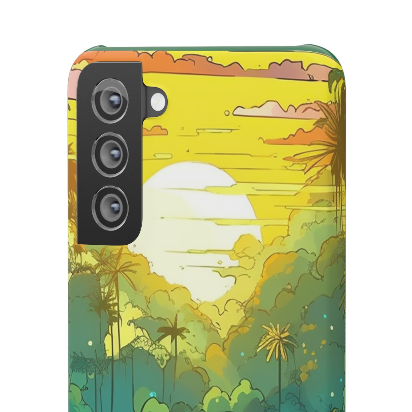 Rainforest at Sunset Phone Case - Capture the Serenity of Nature on Your Device