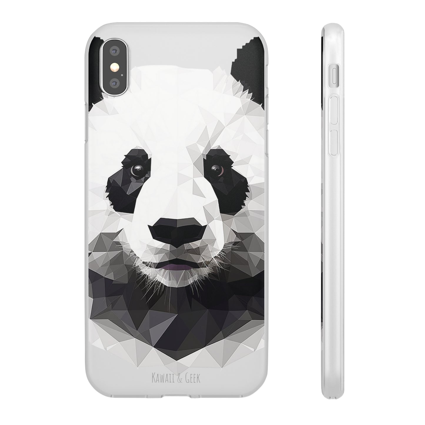 Cute Polygonal Panda Flexi phone Case - Protect Your Phone with Some Unique and Adorable Style