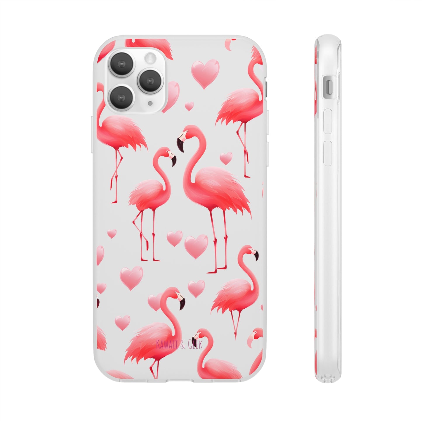 Pink Flamingo Elegance Flexi Phone case