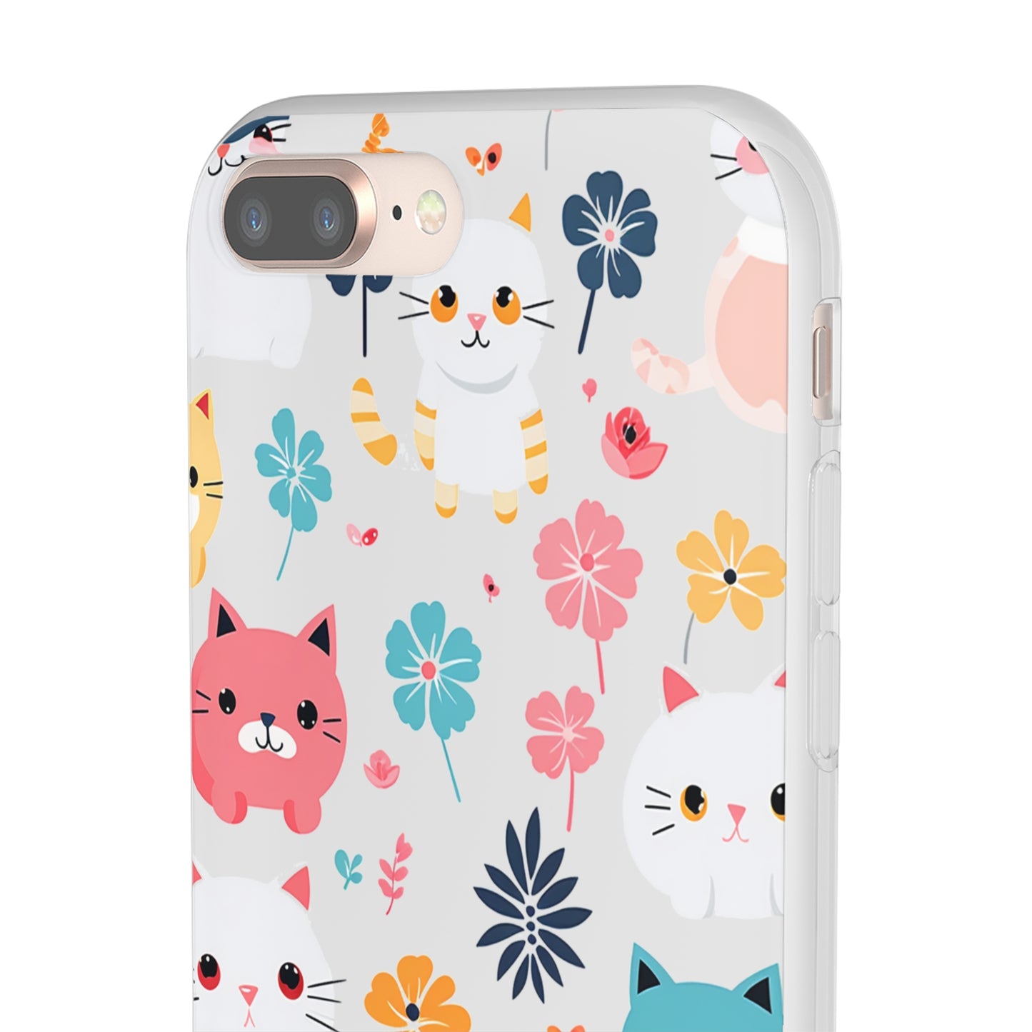 Playful Kittens: Flexi Transparent Phone Case