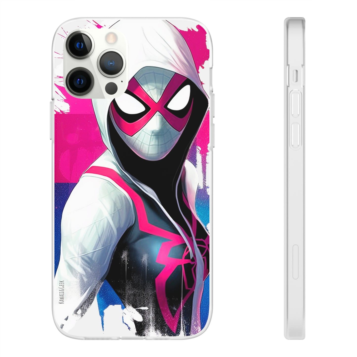 Spider Gwen in Flexi Phone Case - Add Some Colorful and Heroic Style to Your Phone