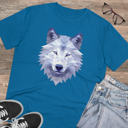 Wolf Polygonal T-Shirt - Embrace Wild Harmony