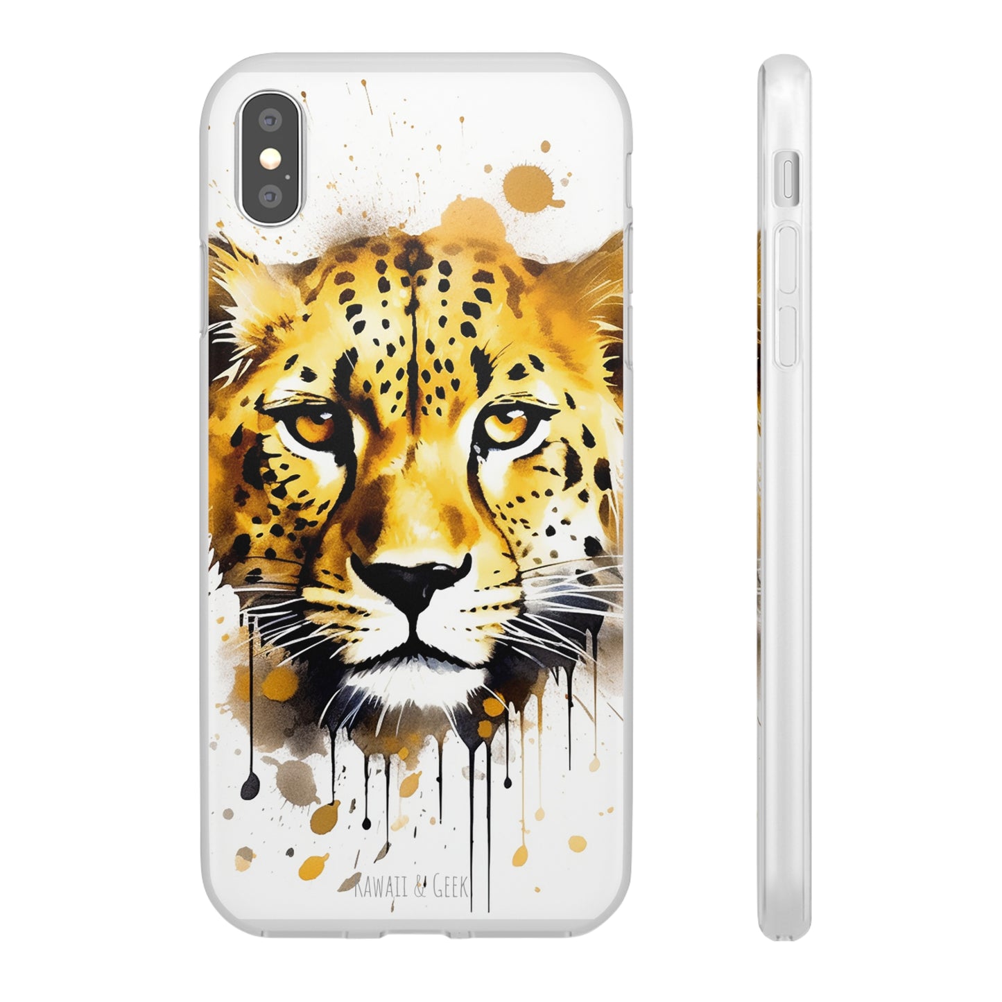 Cheetah Flexi Phone Case - Add a Touch of Elegance and Style to Your Device