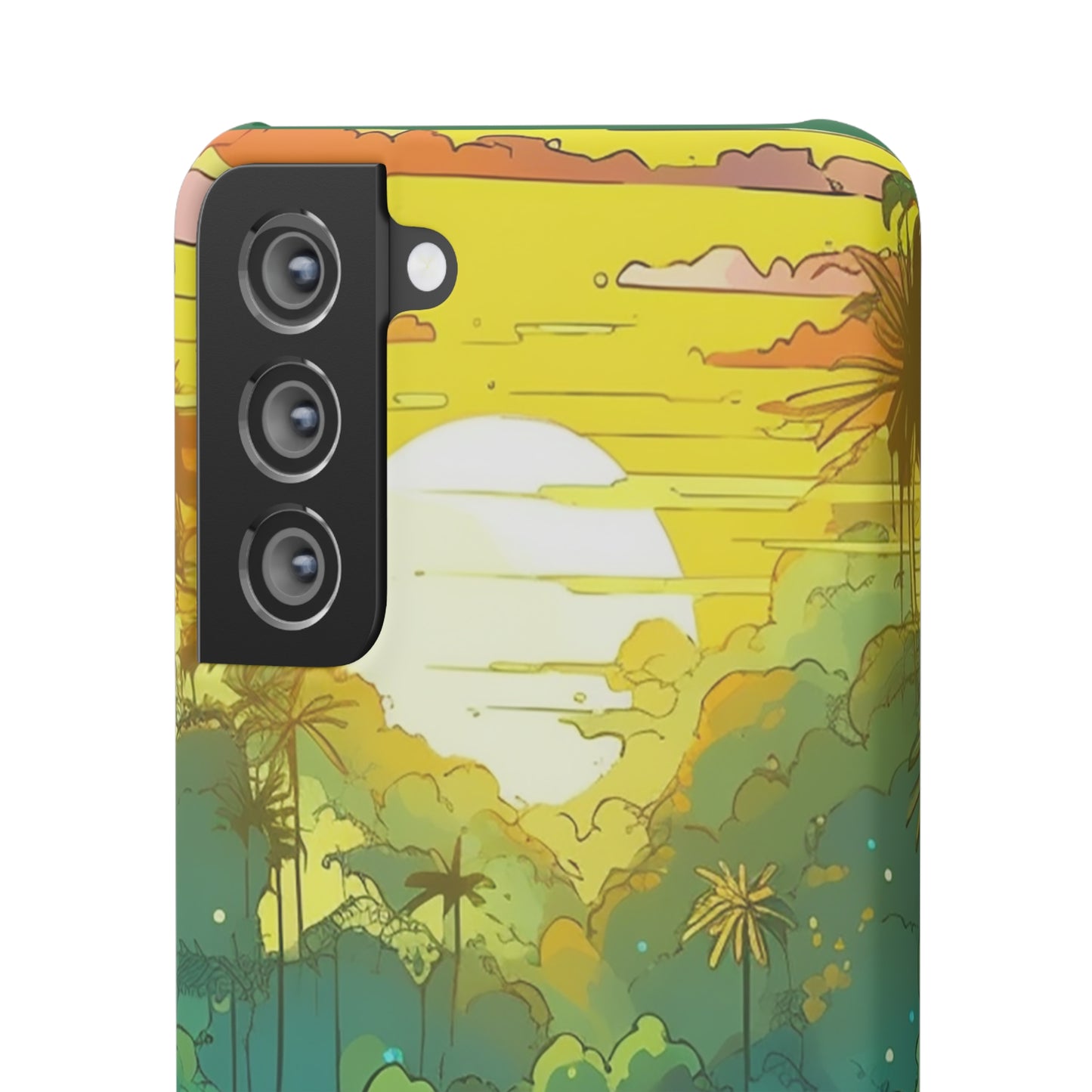 Rainforest at Sunset Phone Case - Capture the Serenity of Nature on Your Device