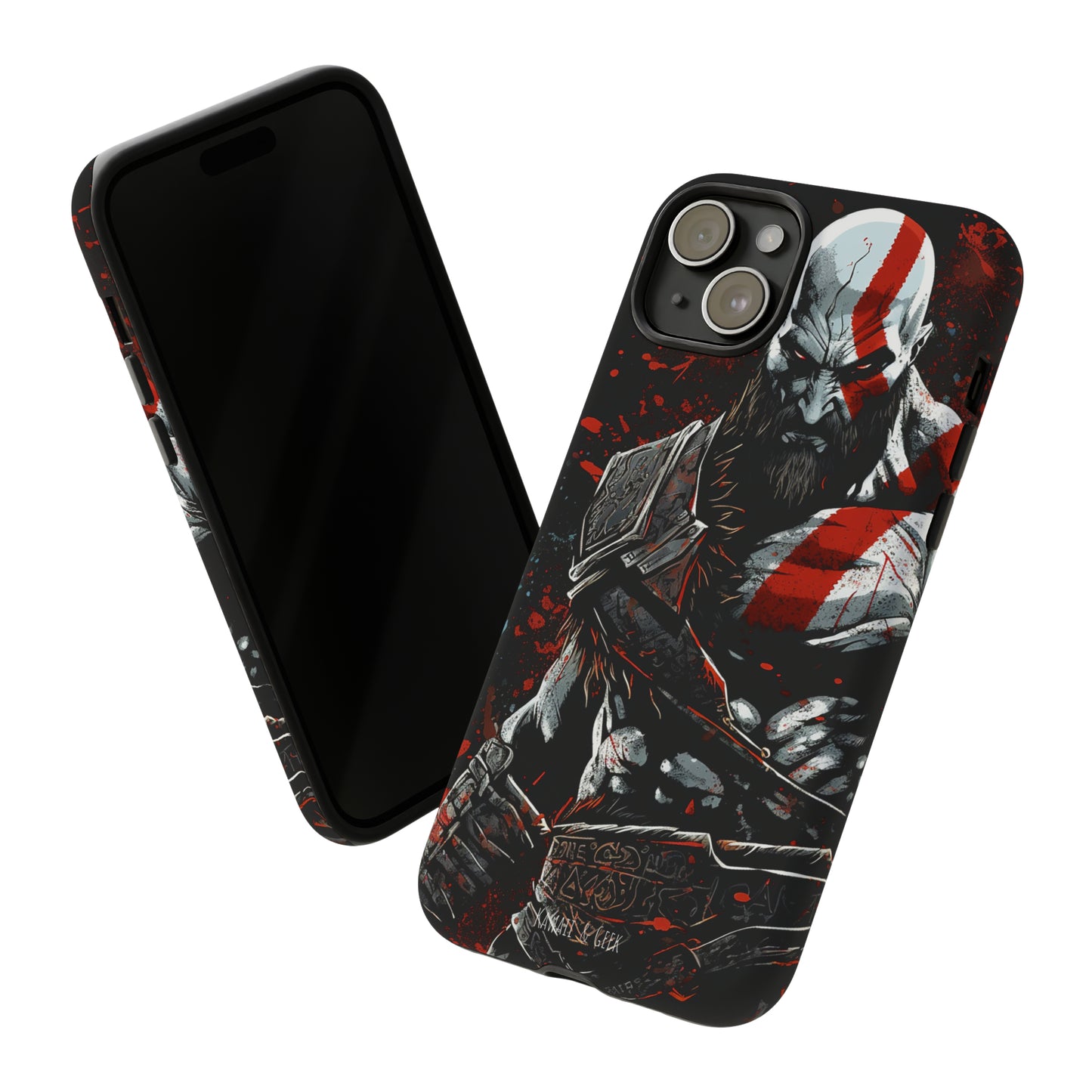 Kratos Tough Phone Case - Unleash the Power of the God of War in Style