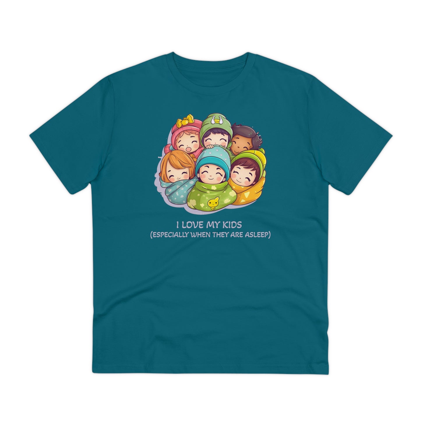 I Love My Kids, Especially When They Are Asleep - Unisex Eco-Friendly T-Shirt - Father's and Mother's Day special