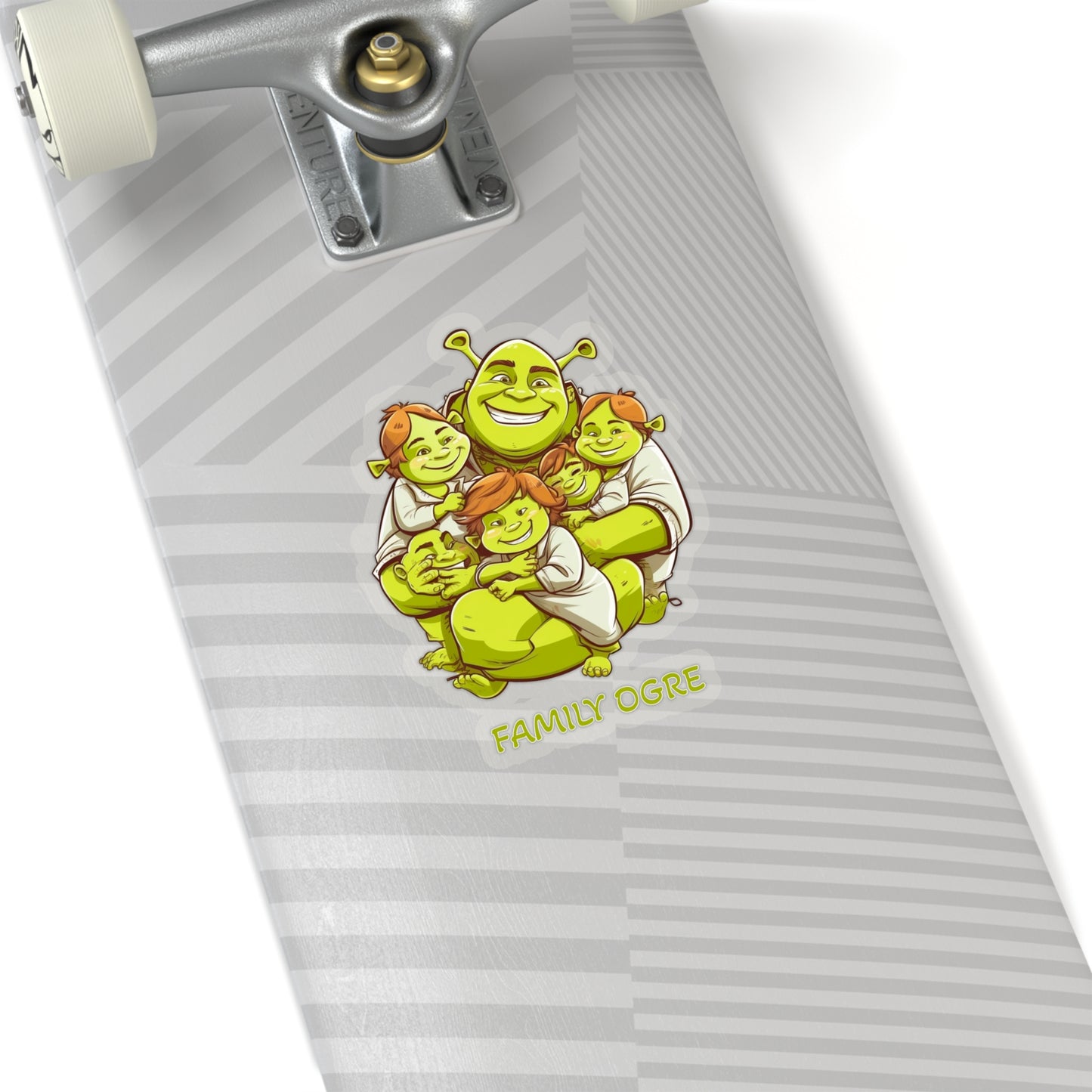 Family Ogre - Special Father's Day Sticker - Celebrate the Bond of Family with Cute Shrek and his Kids