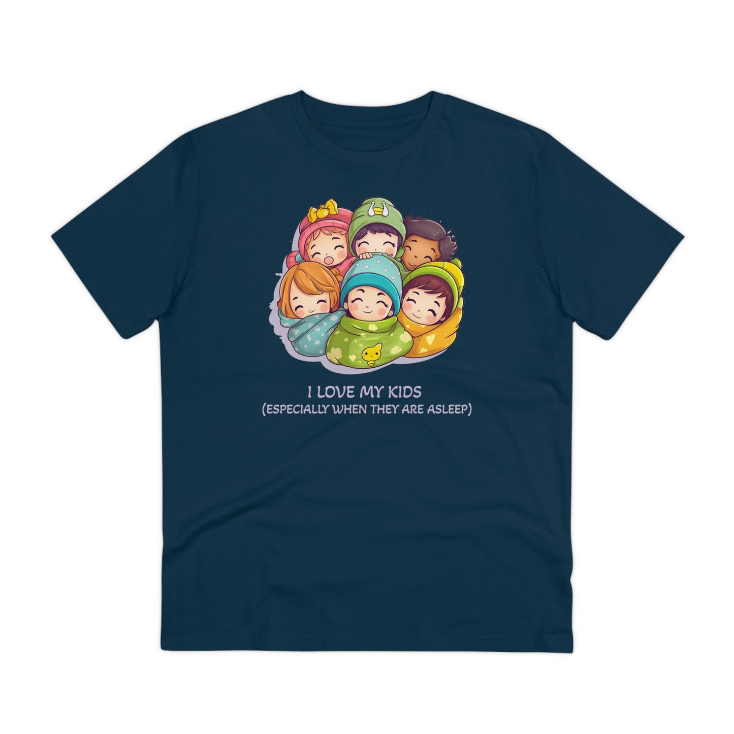 I Love My Kids, Especially When They Are Asleep - Unisex Eco-Friendly T-Shirt - Father's and Mother's Day special