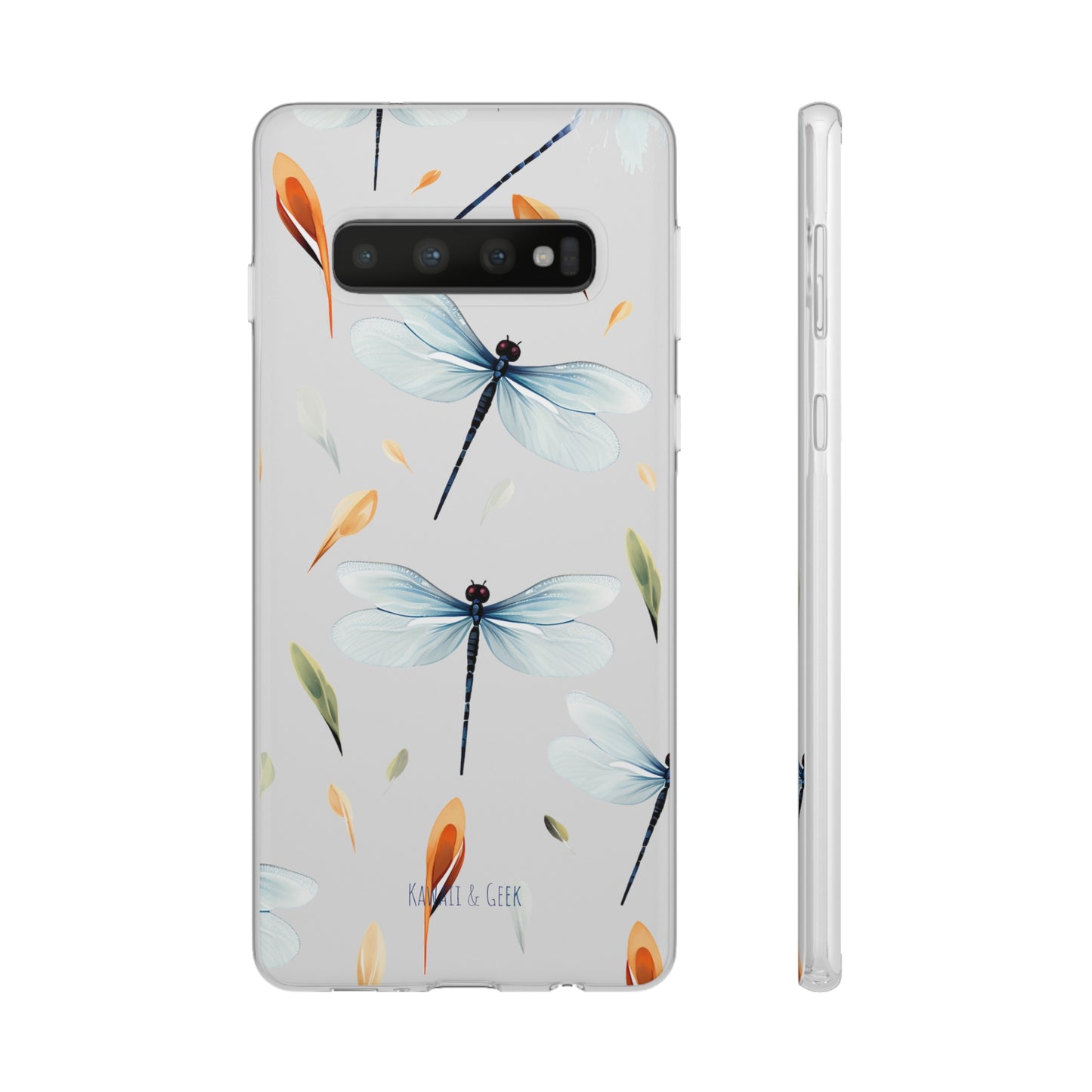 Dragonfly Dreams: Transparent Flexi Phone Case