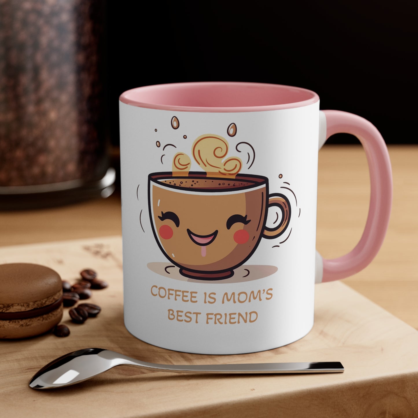 Cute Coffee Mug - A Cup of Joy for Mom with 'Coffee is Mum's Best Friend' - Mother's Day Special