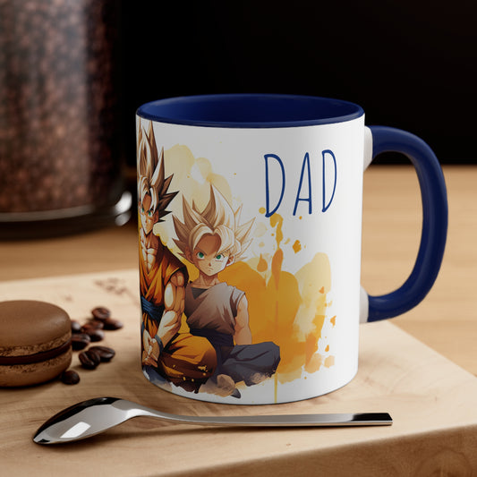 San Goku Mug : Super Saiyan Dad - Dragon Ball mug - Father's Day special