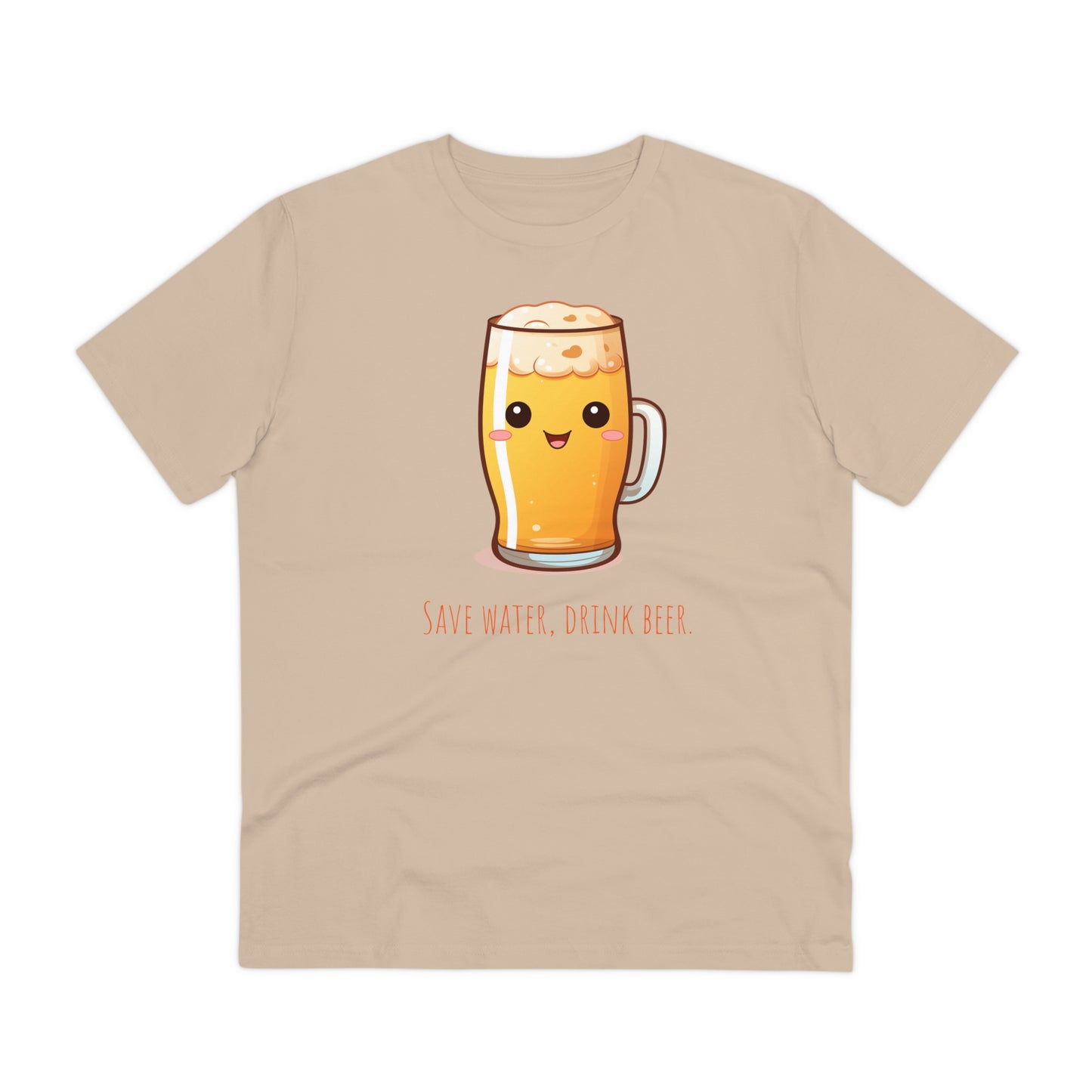 Eco-Friendly Unisex Beer T-Shirt - 'Save Water, Drink Beer'