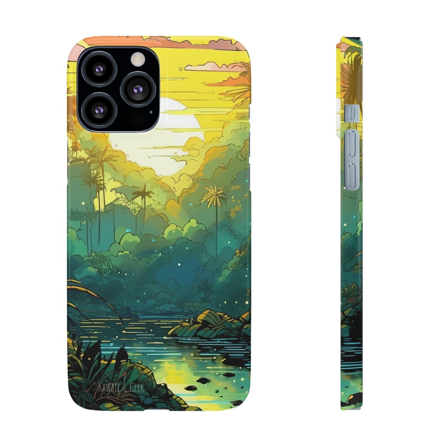 Rainforest at Sunset Phone Case - Capture the Serenity of Nature on Your Device