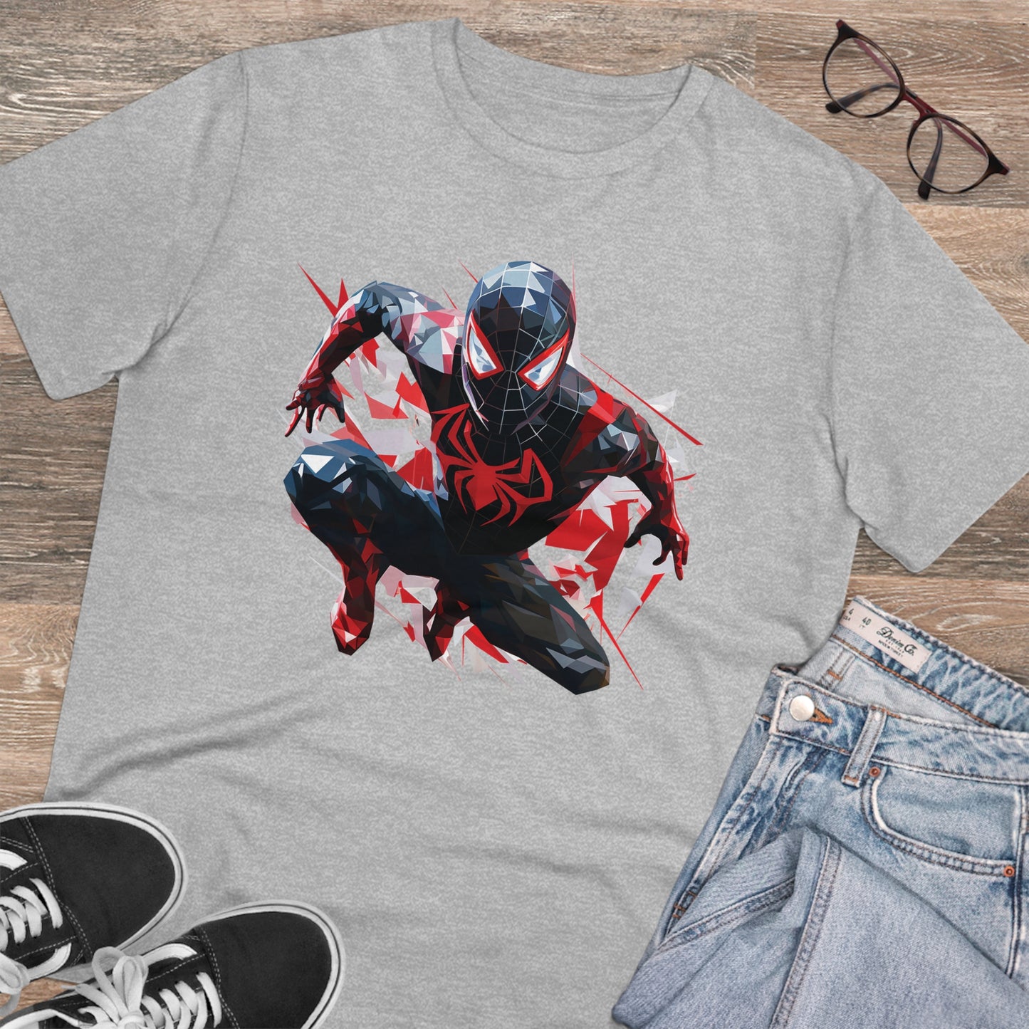 Miles Morales Polygonal T-Shirt - Embrace the Ultimate Style