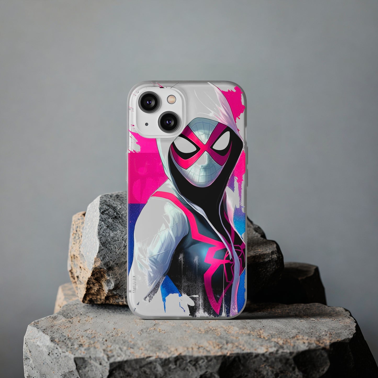 Spider Gwen in Flexi Phone Case - Add Some Colorful and Heroic Style to Your Phone