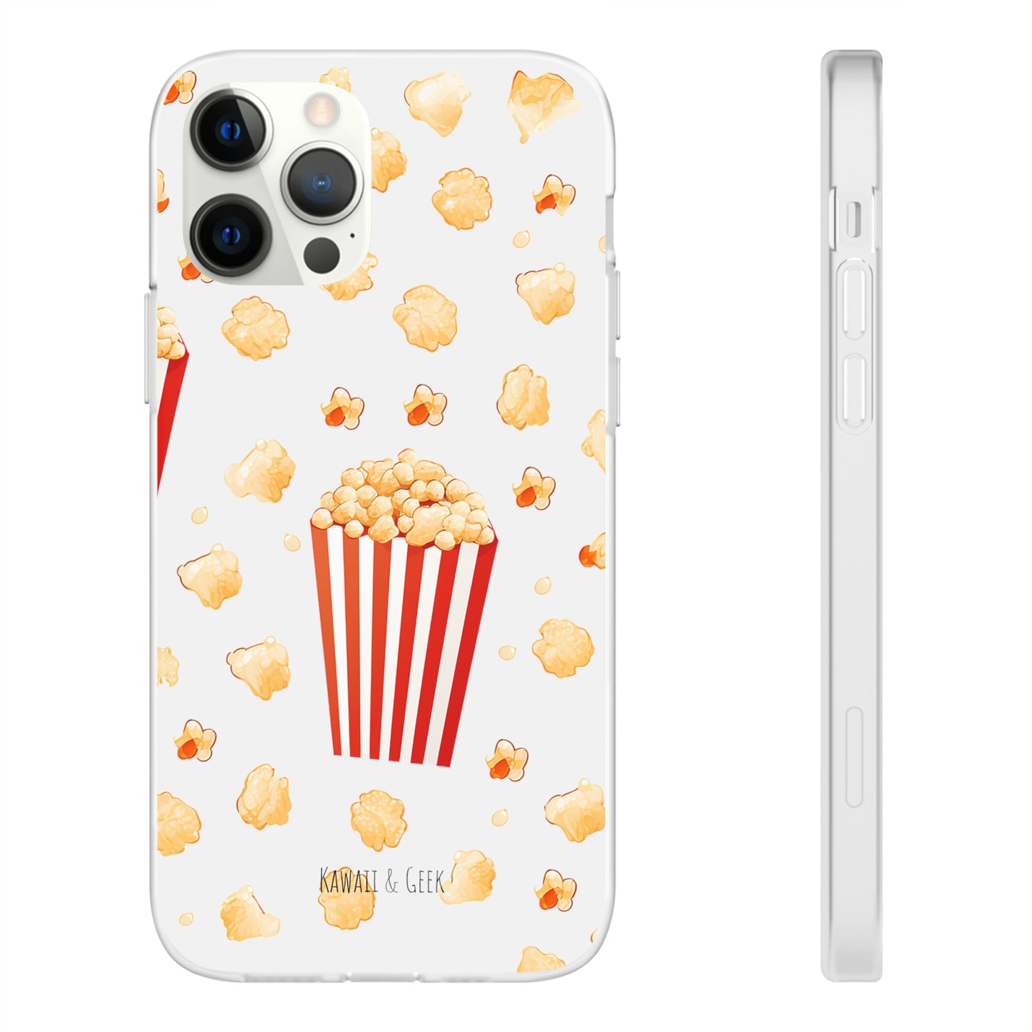 Popcorn Transparent Flexi Phone Case