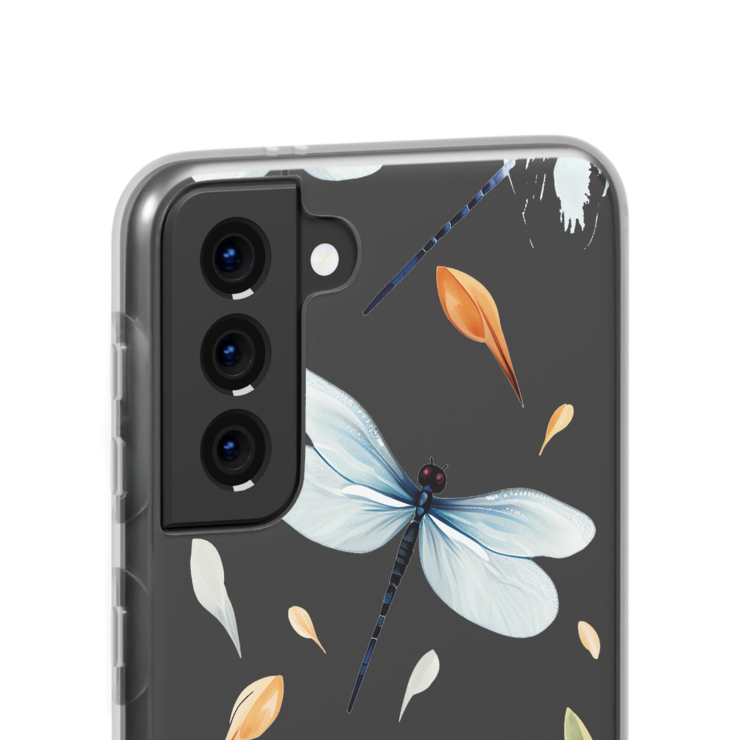 Dragonfly Dreams: Transparent Flexi Phone Case