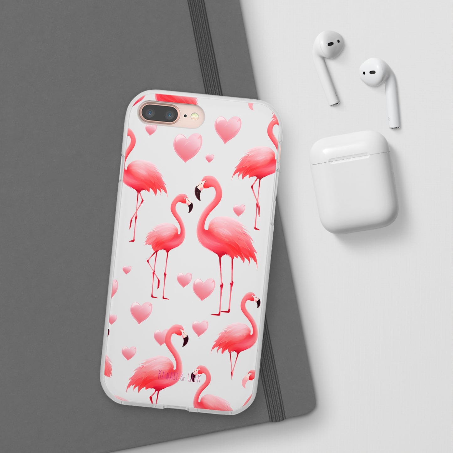 Pink Flamingo Elegance Flexi Phone case