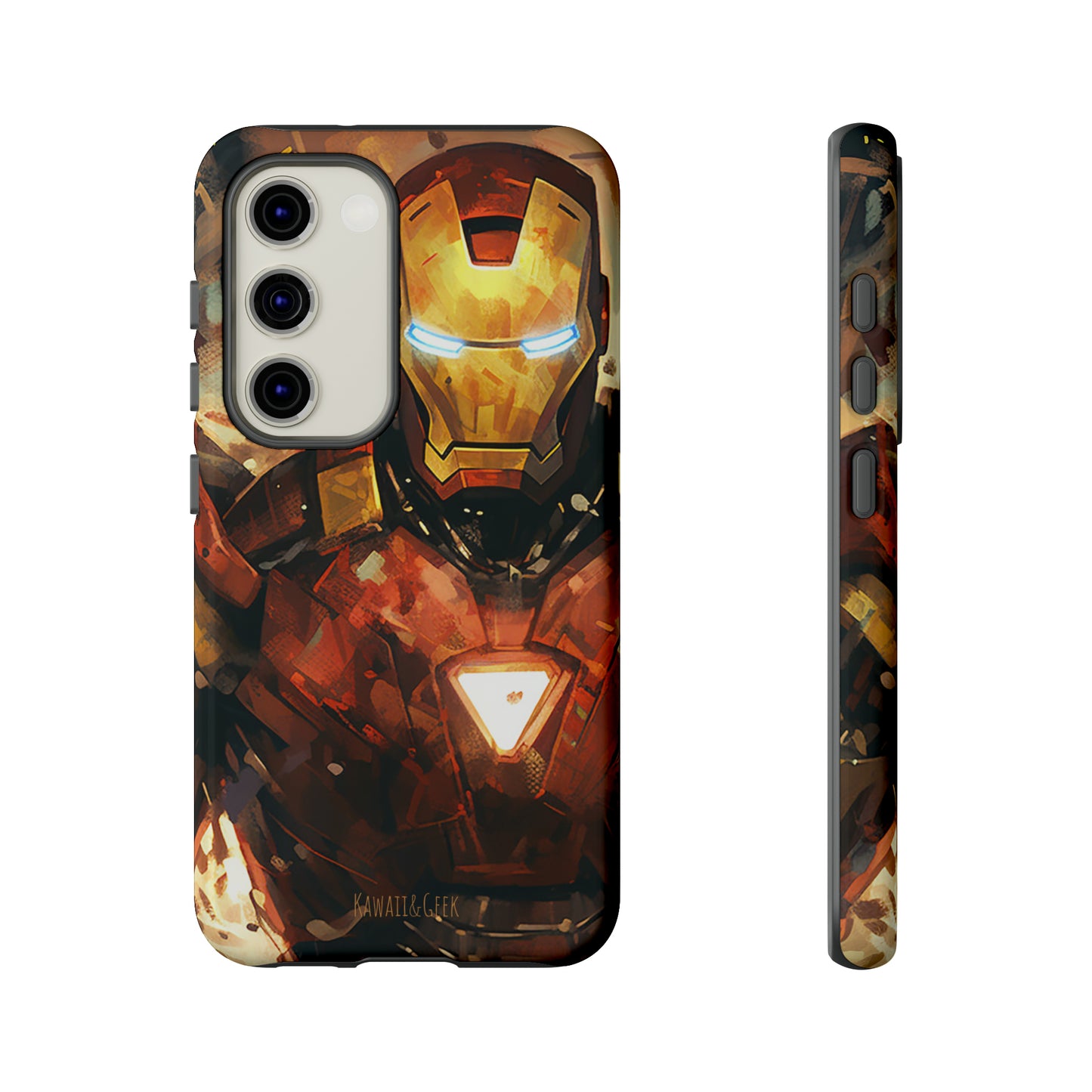 Iron Man Painting Tough Phone Case - Add Some Bold and Unique Style to Your Tech