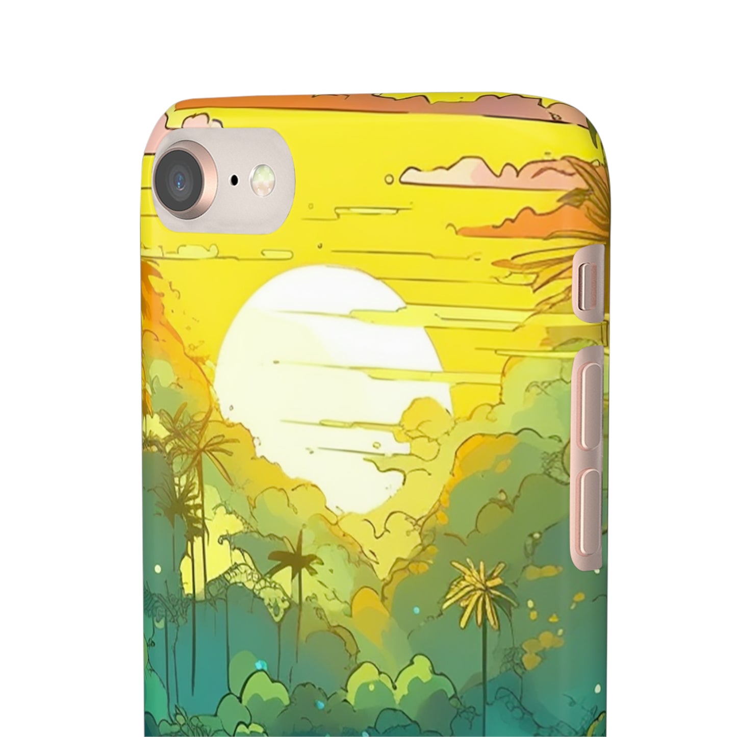 Rainforest at Sunset Phone Case - Capture the Serenity of Nature on Your Device