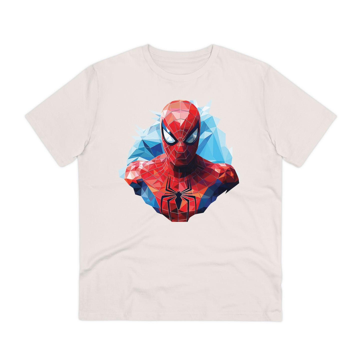 Spider-Man Polygonal Geometric T-Shirt - Swing into Stylish Adventure