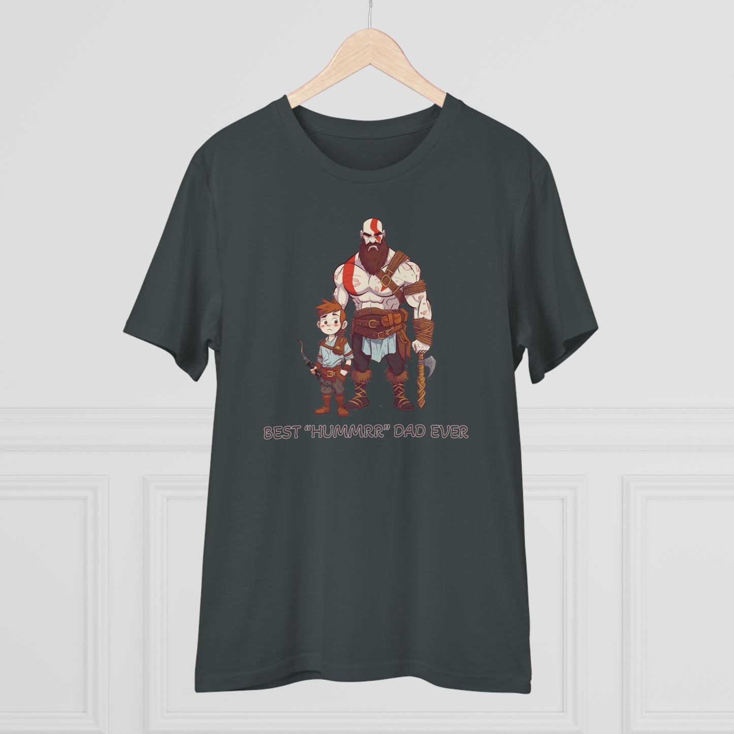 Kratos - God of War T-Shirt - BEST Hummrr Dad Ever - Celebrate Father's Day with Playful Style