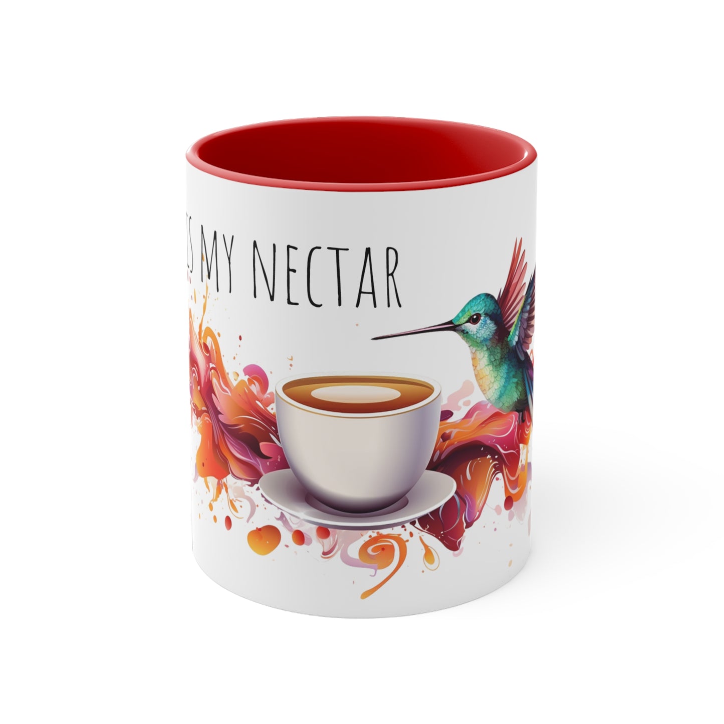 Cute Hummingbird Mug: Coffee is my Nectar