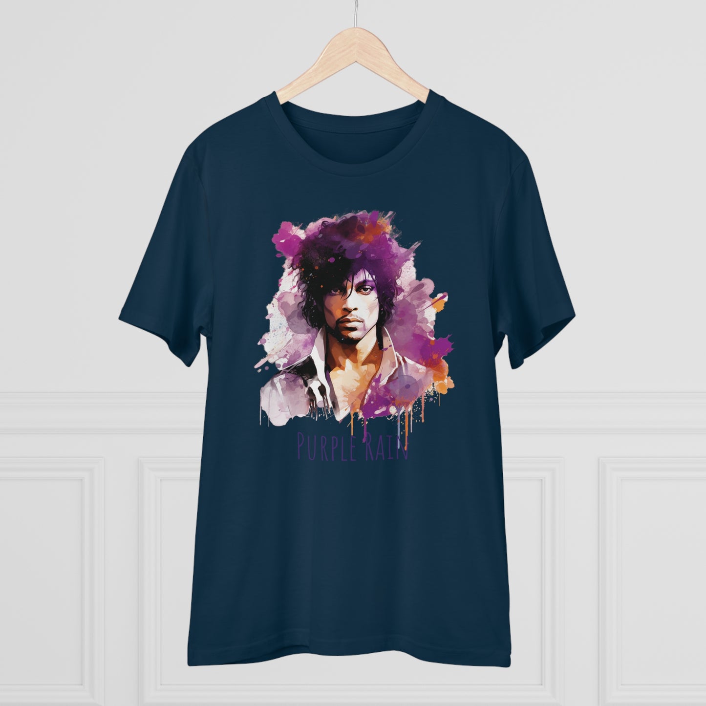 Prince in Purple Rain Unisex T-Shirt - Add Some Artistic and Musical Style to Your Wardrobe in an Eco-Friendly Way