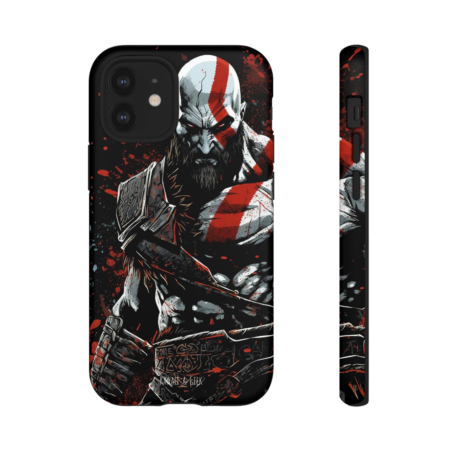 Kratos Tough Phone Case - Unleash the Power of the God of War in Style