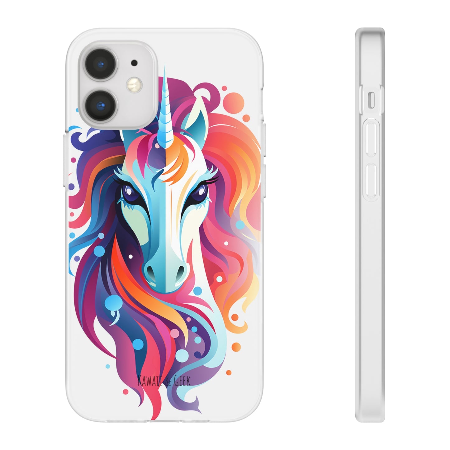 Ink Unicorn Flexi Transparent Phone Case