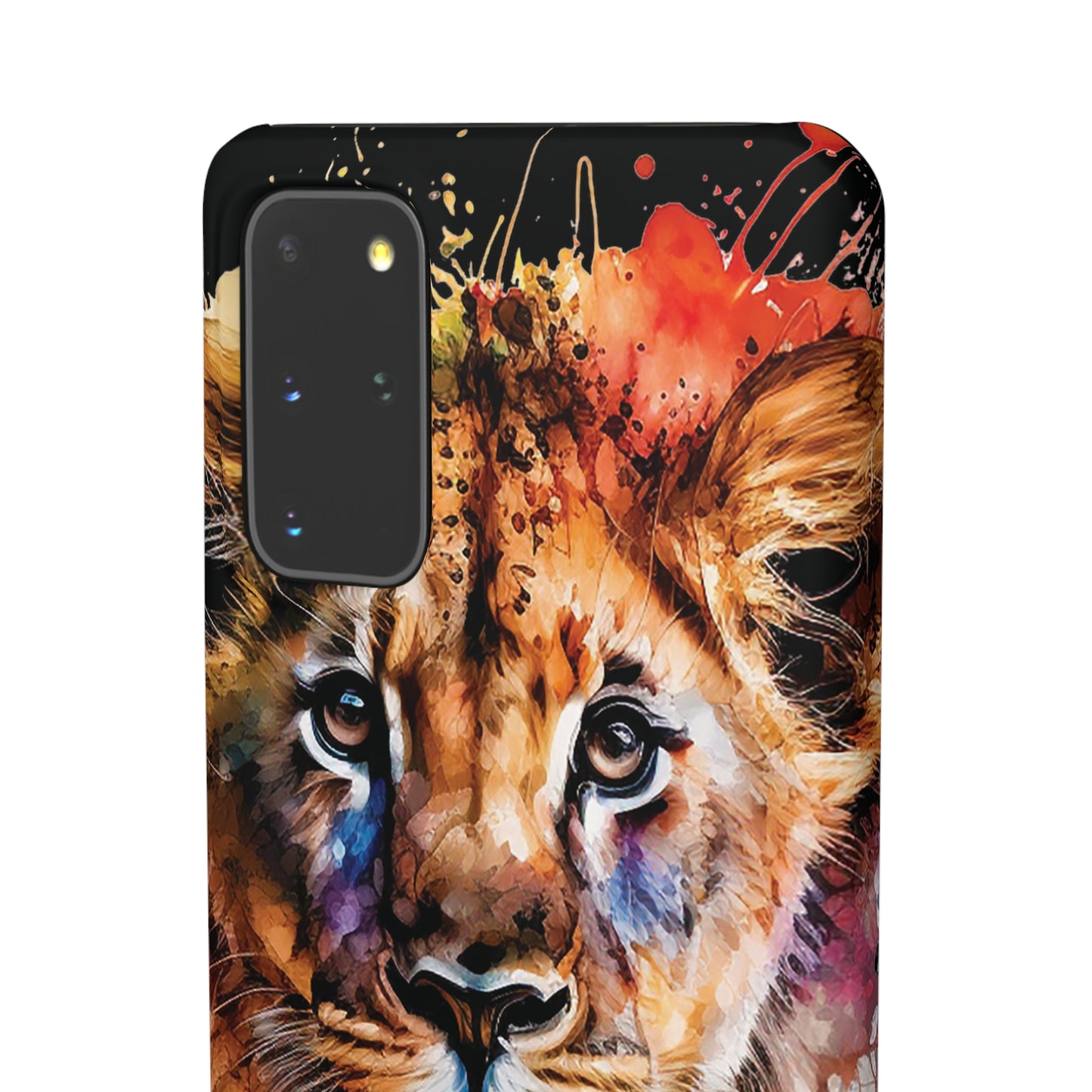 Watercolor Lion Cub Premium Phone Case