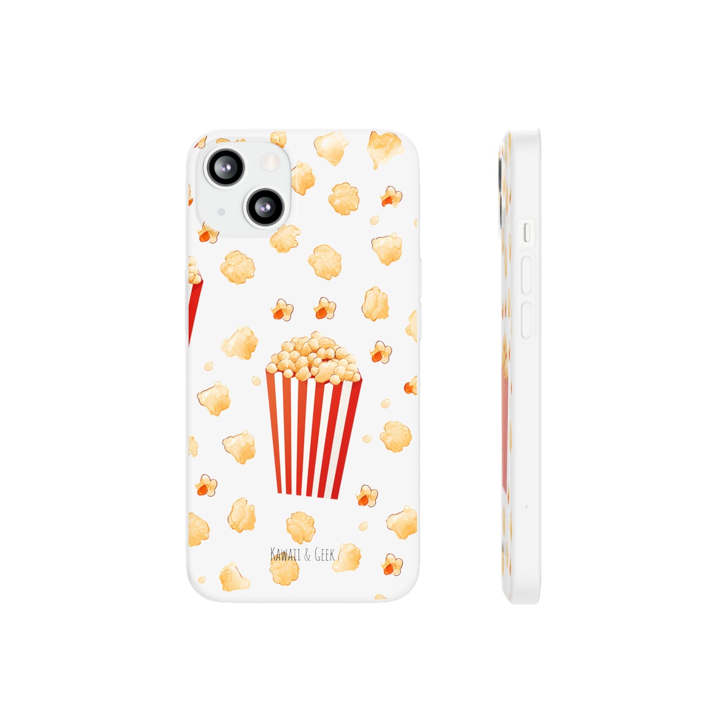 Popcorn Transparent Flexi Phone Case