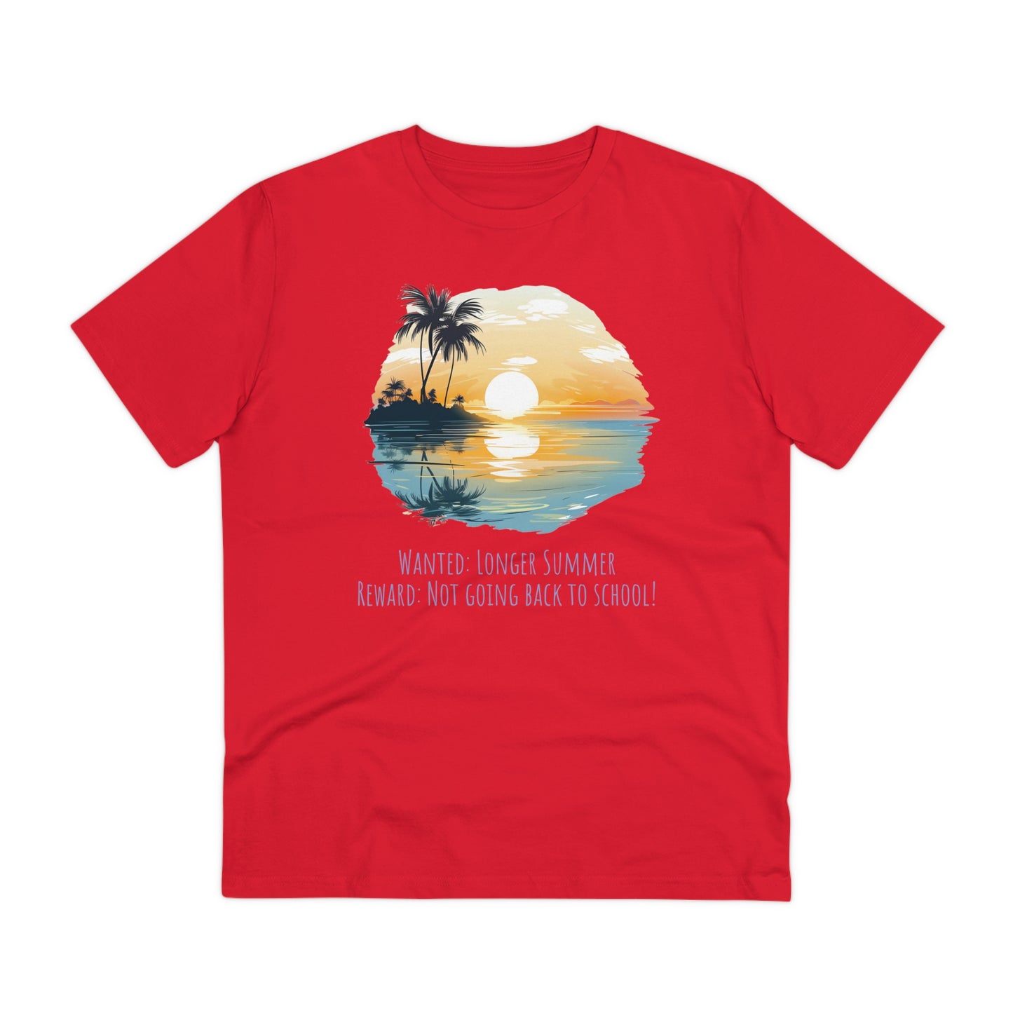 Eco-Friendly Sunset Beach T-shirt : Longer Summer Plea