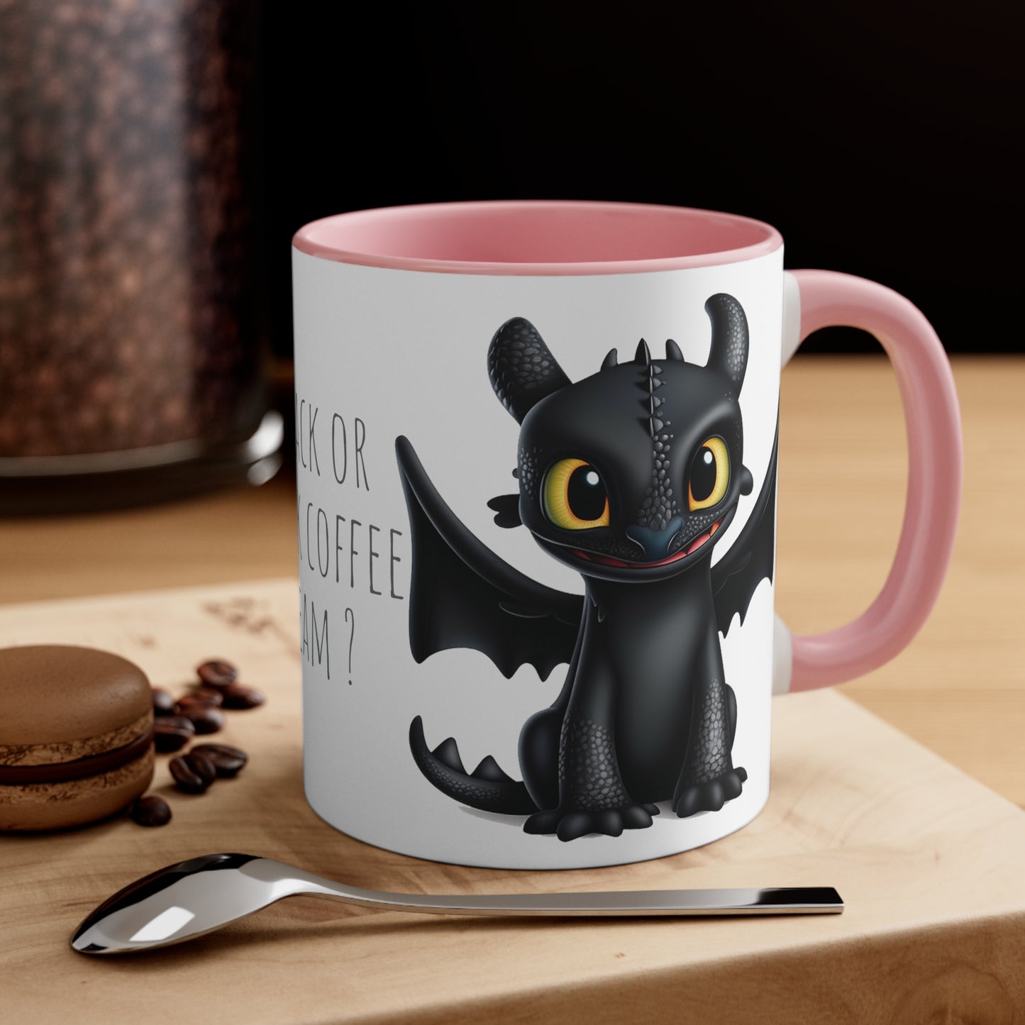 Toothless and Light Fury Mug - Choose Your Brew: Black or Milk Coffee ?