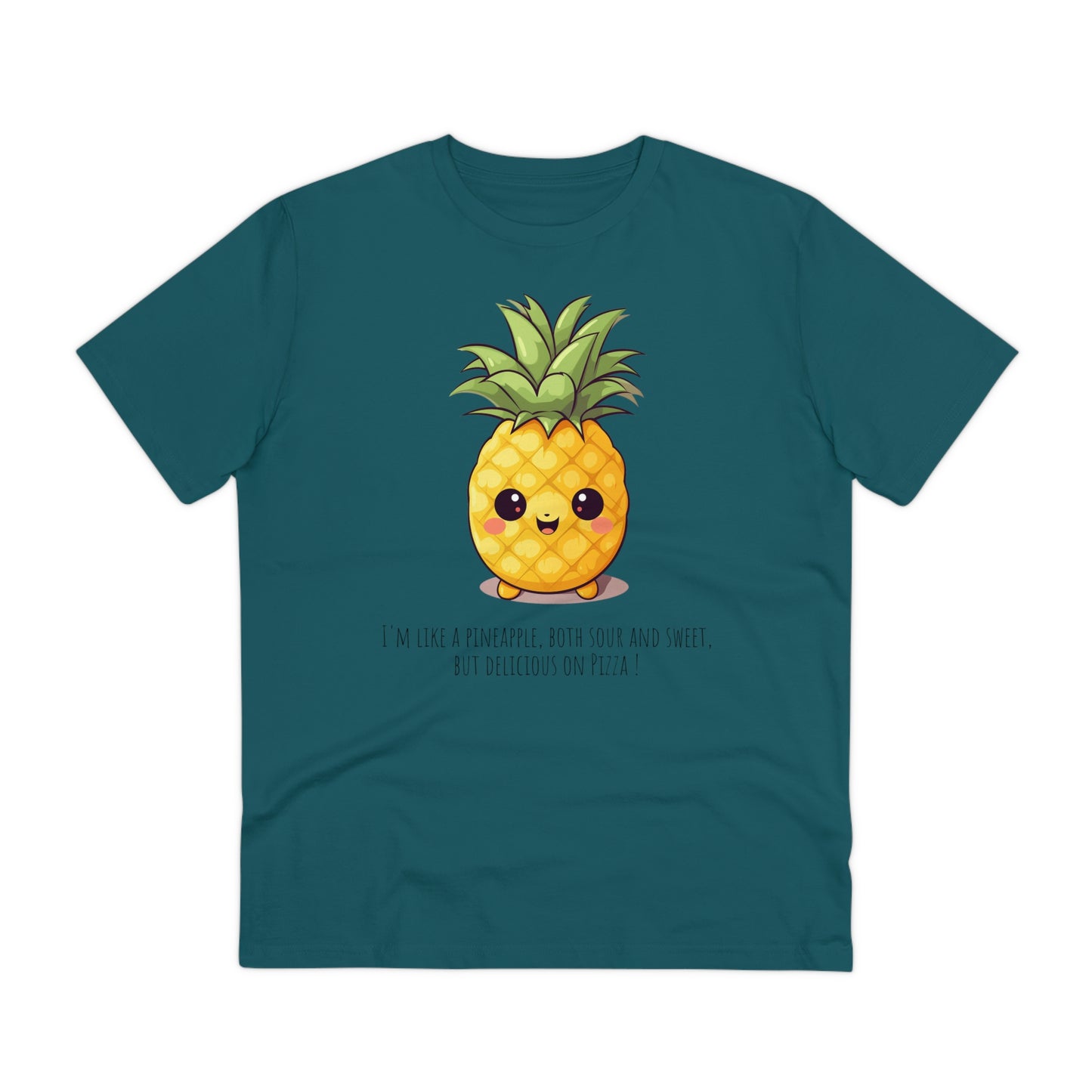 Eco-Friendly Pineapple T-Shirt with a Sweet & Sassy Slogan