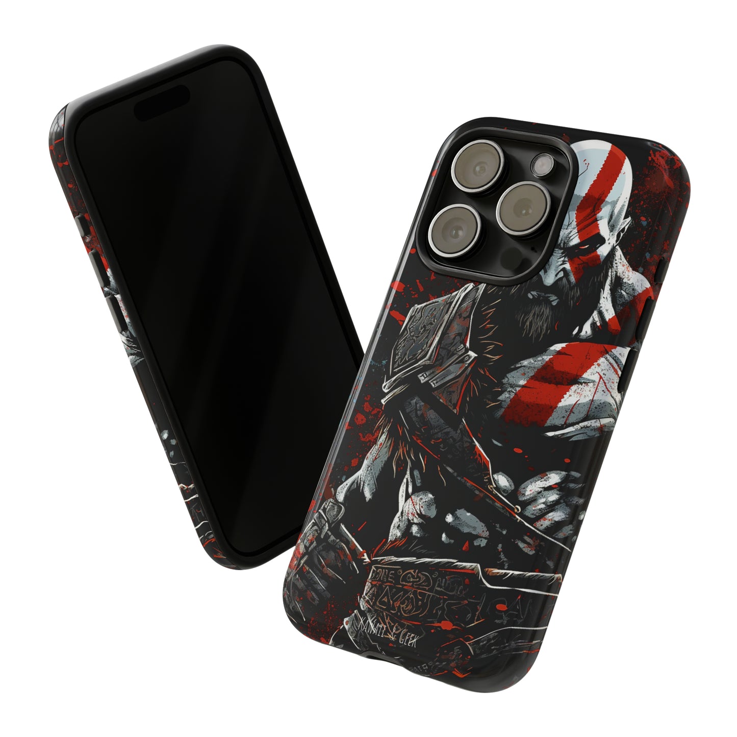 Kratos Tough Phone Case - Unleash the Power of the God of War in Style