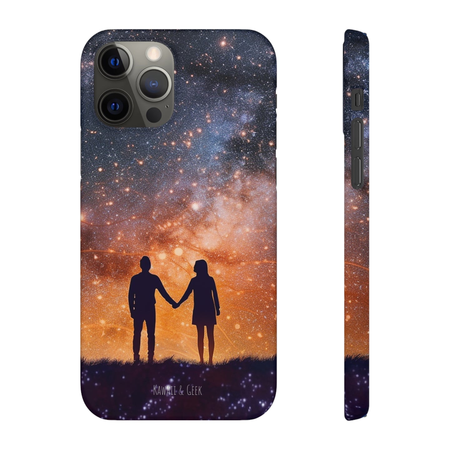 Starry Night Lovers Phone Case - Embrace the Beauty of the Night Sky