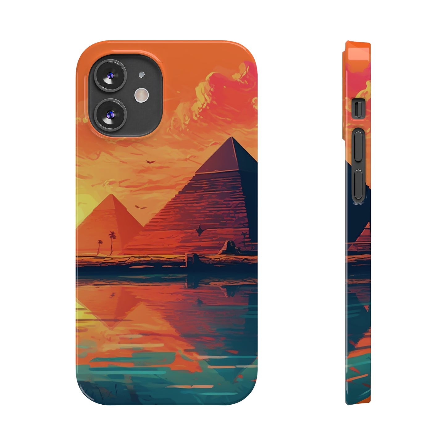 Egyptian Pyramid at Sunset Phone Case - Carry the Mystique of Ancient Egypt with You