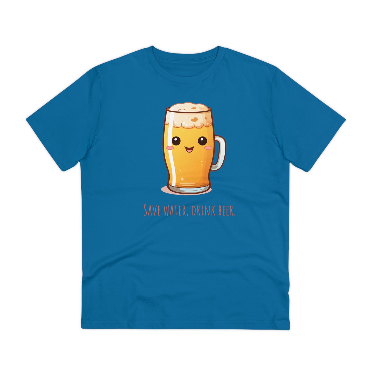 Eco-Friendly Unisex Beer T-Shirt - 'Save Water, Drink Beer'