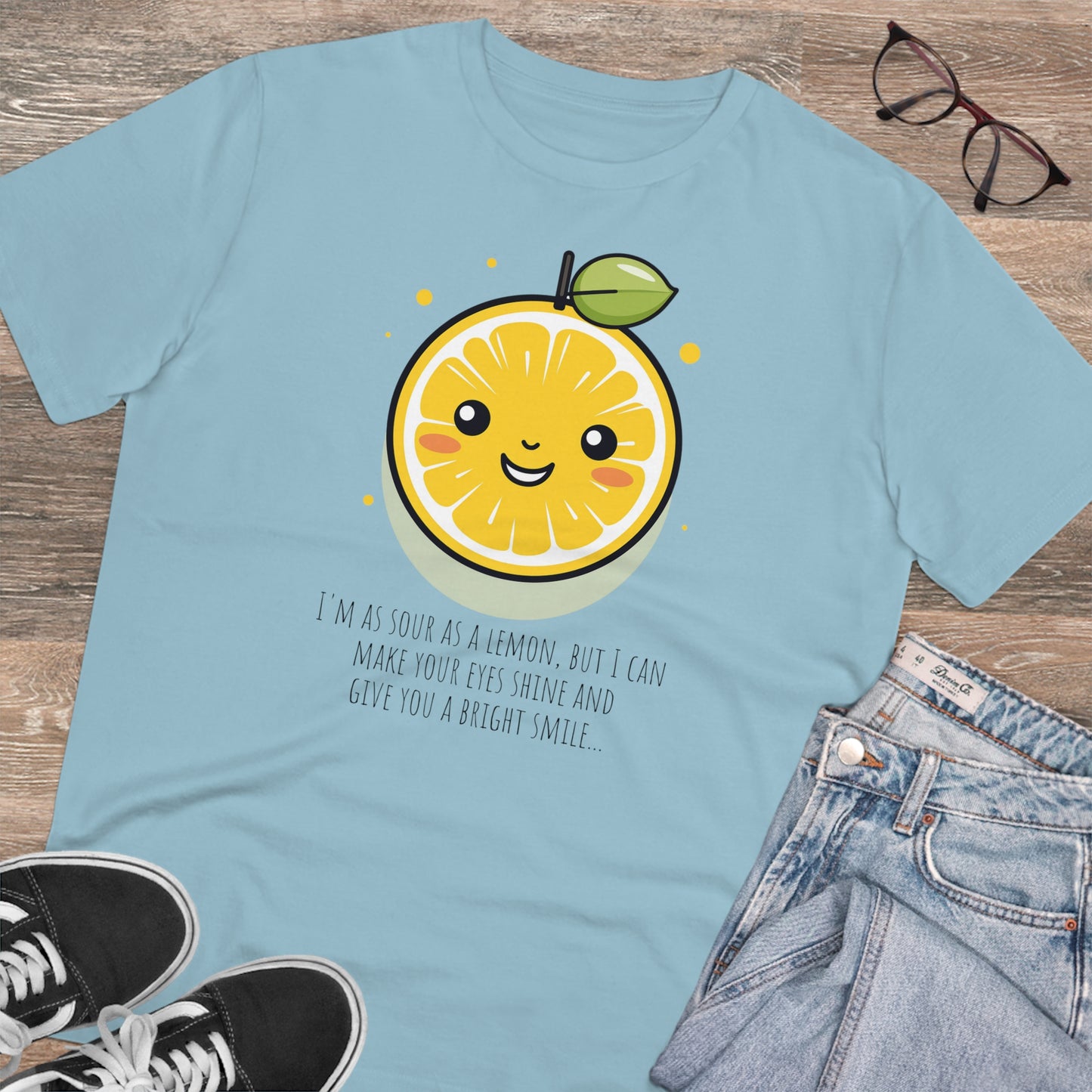 Cute Eco-Friendly Lemon T-Shirt - Brighten Your Day with Citrus Charm !