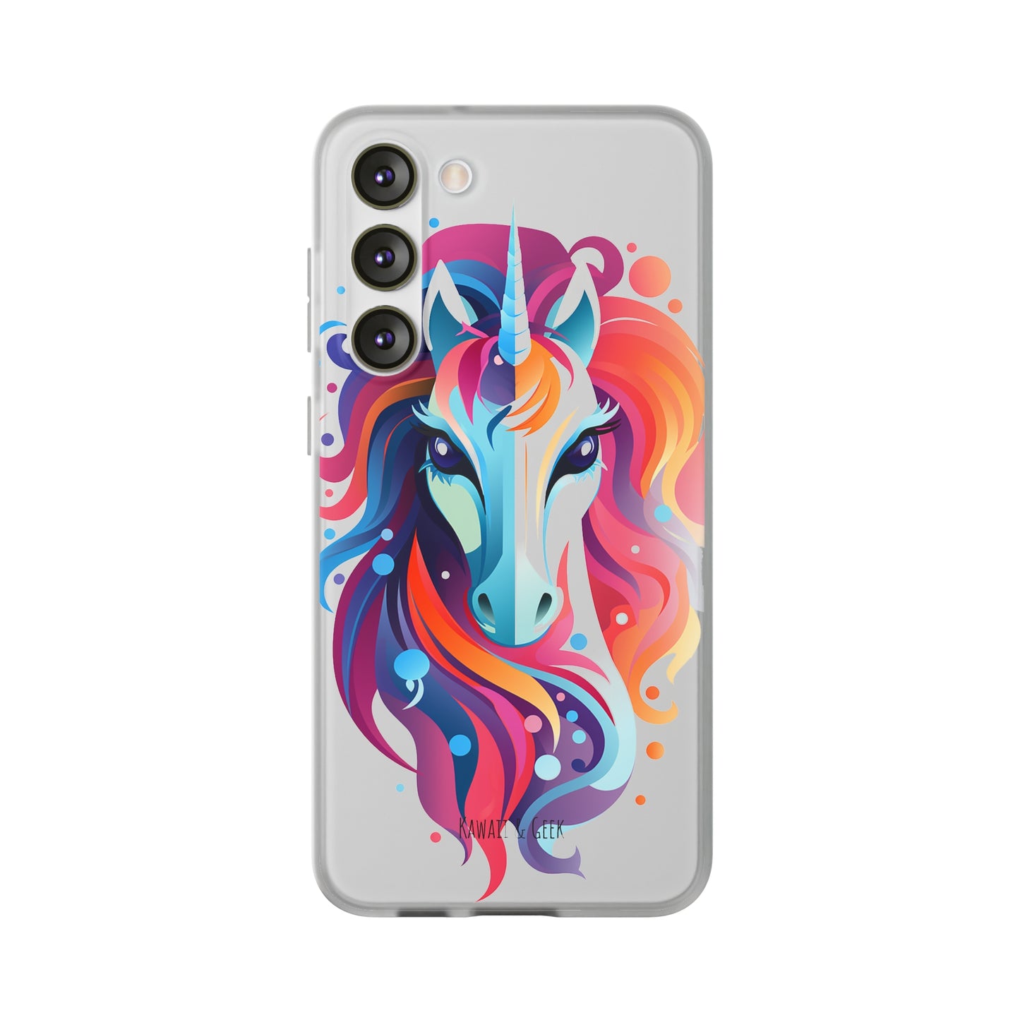 Ink Unicorn Flexi Transparent Phone Case