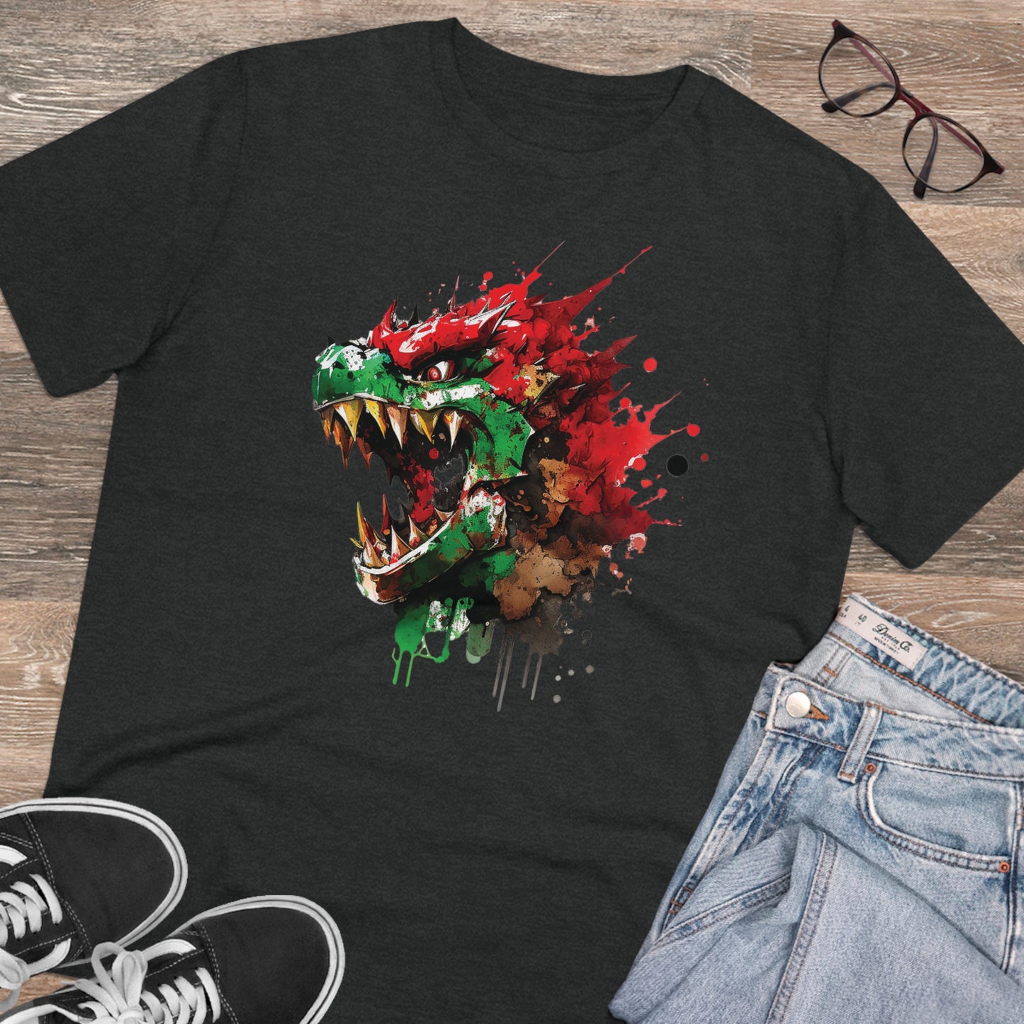 B-owser Unisex T-Shirt - Add Some Artistic and Sustainable Style to Your Wardrobe -  Mario
