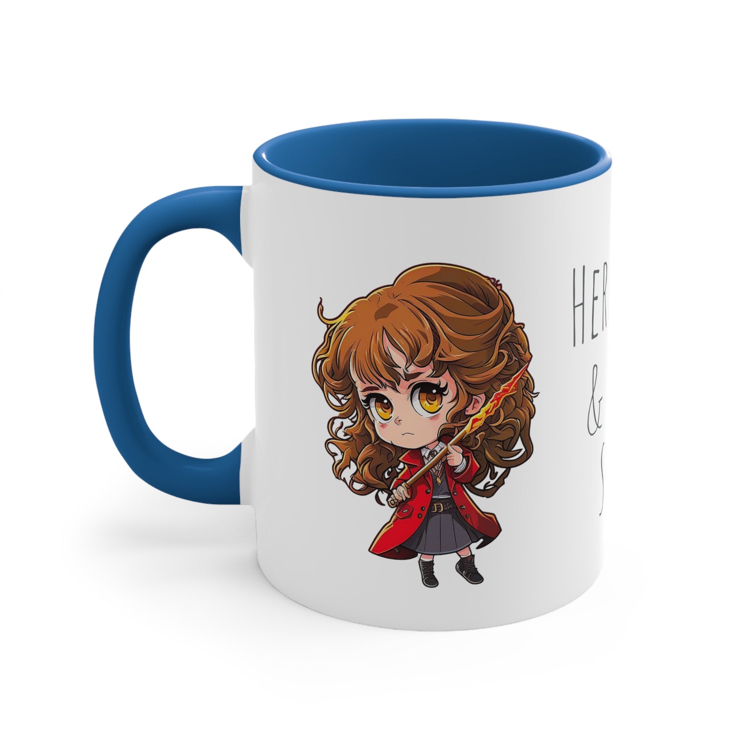 Kawaii Harry Potter & Hermione Bicolor 11oz Mug