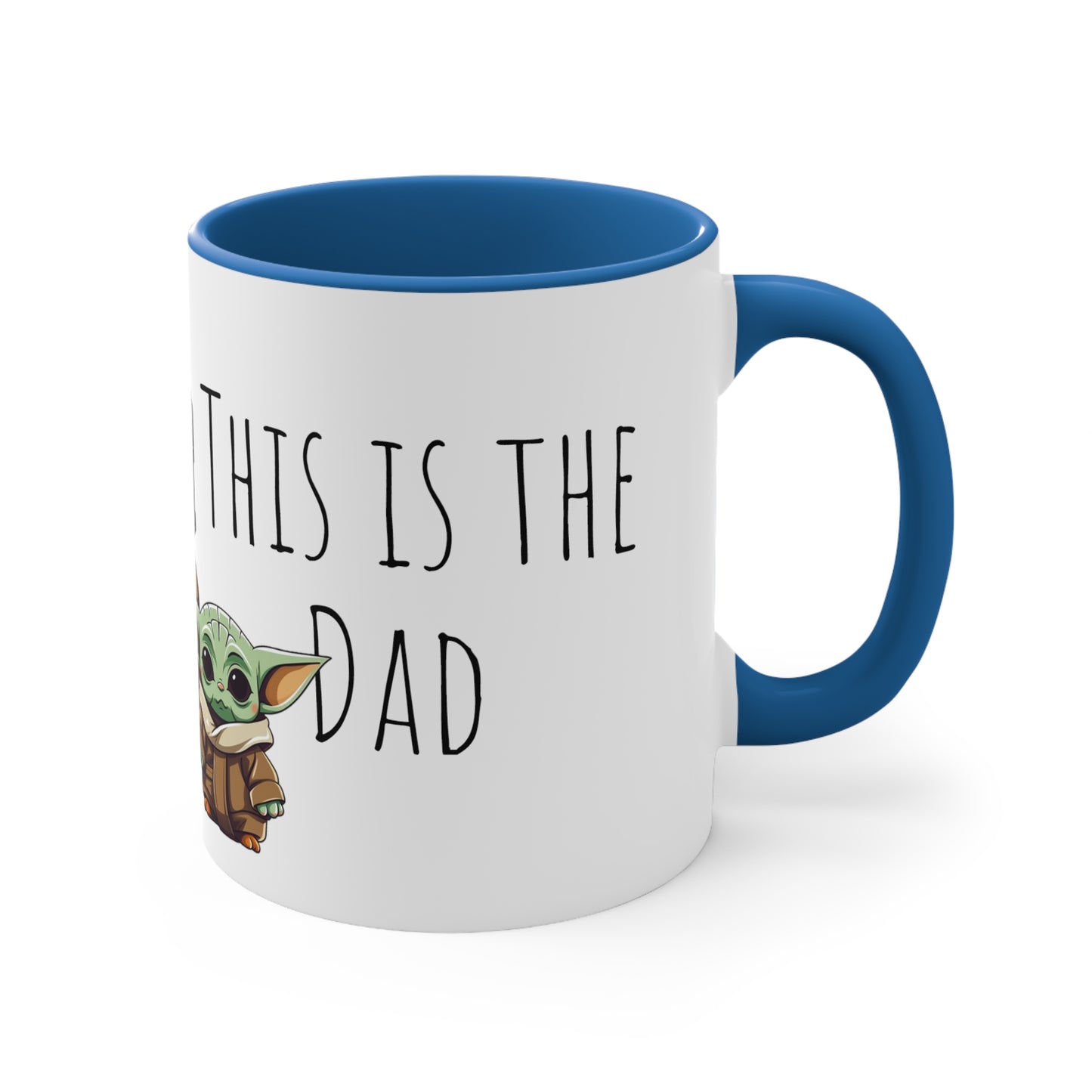 Cute Mandalorian and Baby Yoda Grogu Mug: The Perfect Dad Duo - Father's Day Special