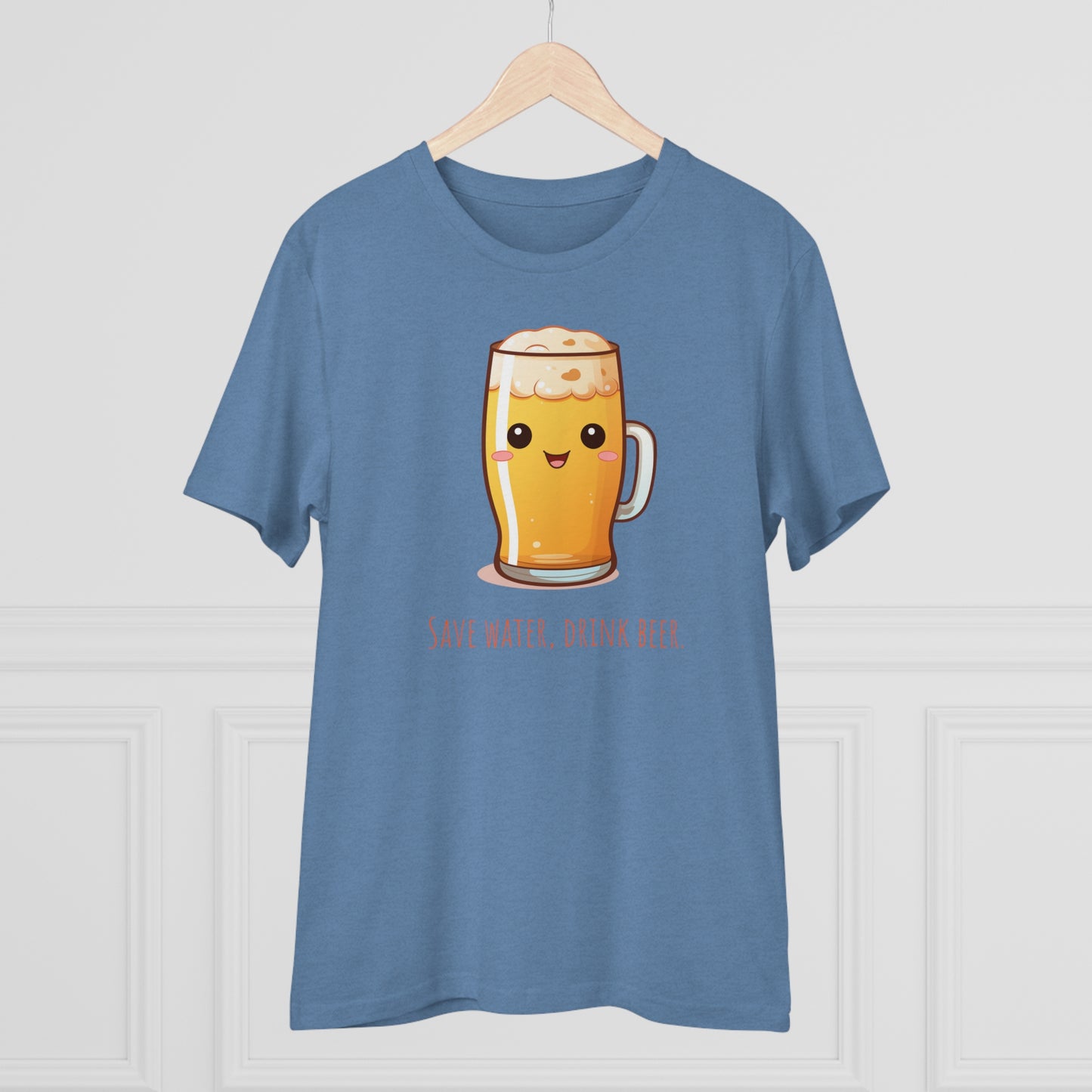 Eco-Friendly Unisex Beer T-Shirt - 'Save Water, Drink Beer'