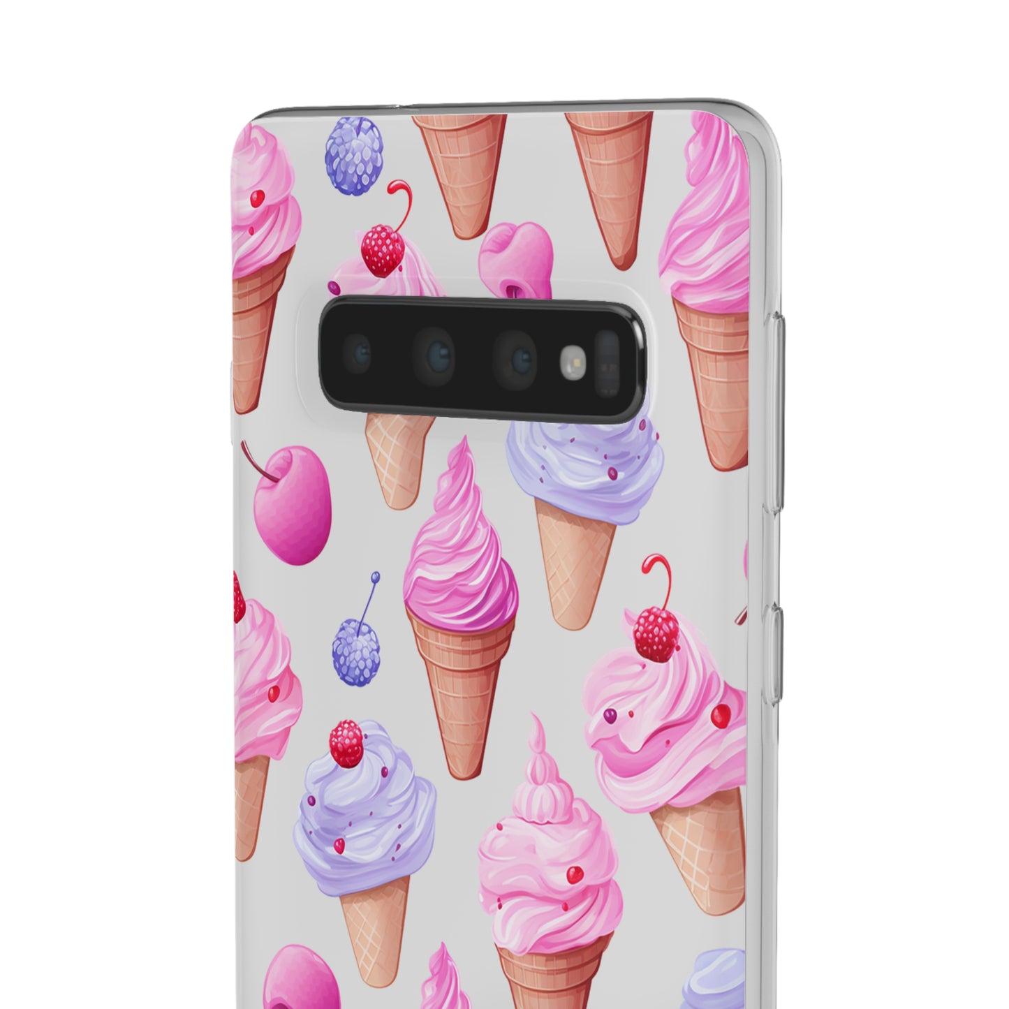 Vibrant Ice Cream Delight Flexi-Case for Phones